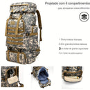 Mochila de Camuflagem JUMAHE com Grande Capacidade para Pesca e Camping