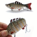 Kit Iscas Lambari Articuladas de Nado Realista com 6 Peças e Caixa Organizadora
