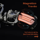 Carretilha Haut Ton Matel Master com Relação 6.2:1 e Drag de 6kg para Baitcasting