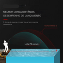 Linha de Pesca Multifilamento Seasir RedBull 8 Fios PE com 150M de Comprimento
