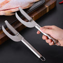 Faca Profissional em Aço Inox Multifuncional para Tratar e Limpar Peixe