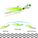 Kit 5 Iscas Jig com Movimento Suave e Realista para Pesca Esportiva