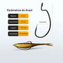 Kit de Iscas Soft Bait 61 Peças com Caixa Organizadora para Pesca Esportiva