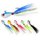 Kit 5 Iscas Jig com Movimento Suave e Realista para Pesca Esportiva