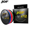 Linha de Pesca Multifilamento JOF 12 Fios PE em 100M, 300M e 500M