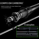 Kit de Vara e Carretilha Sougayilang com Drag de 10kg e Linha PE Incluída