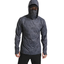 Camisa de Pesca UV Com Capuz e Máscara Integrada
