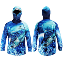 Camisa De Pesca Masculina com Proteção de Rosto - vista 2