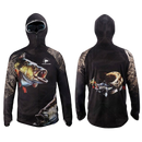 Camisa De Pesca Masculina com Proteção de Rosto - vista 3