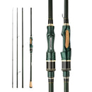 Vara de Pesca CEMREO 100% Carbono com Ação Média para Molinete e Carretilha