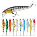 Kit 10 Iscas Artificiais de Meia-Água para Pesca de Tucunaré e Traíra