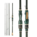 Vara de Pesca CEMREO 100% Carbono com Ação Média para Molinete e Carretilha