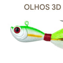 Kit 5 Iscas Jig com Movimento Suave e Realista para Pesca Esportiva