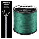 Linha de Pesca Multifilamento JOF 4 Fios com 300M e Alta Resistência à Abrasão