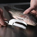 Faca Profissional em Aço Inox Multifuncional para Tratar e Limpar Peixe