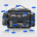 Bolsa de Pesca Multifuncional Oxford Impermeável Grande Capacidade
