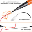 Vara de Pesca Telescópica Sougayilang em Fibra de Vidro para Rios e Lagos