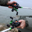 Carretilha Sougayilang com Relação 7.2:1 e Drag de 10kg para Baitcasting